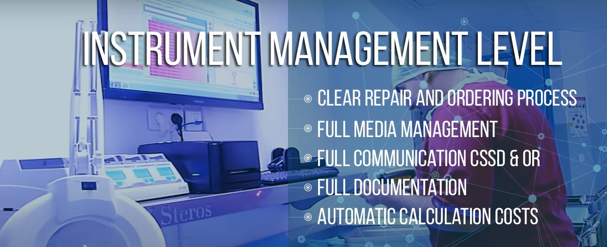 steros sterilization tracking system: instrument managment level